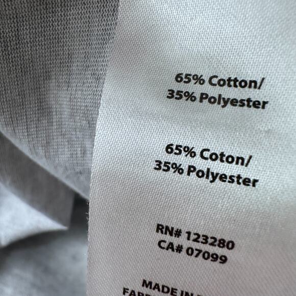 Travis Mathew Make Camp Golf Polo Shirt Men's 2XL XXL Heather Gray Floral Palm - Picture 7 of 10